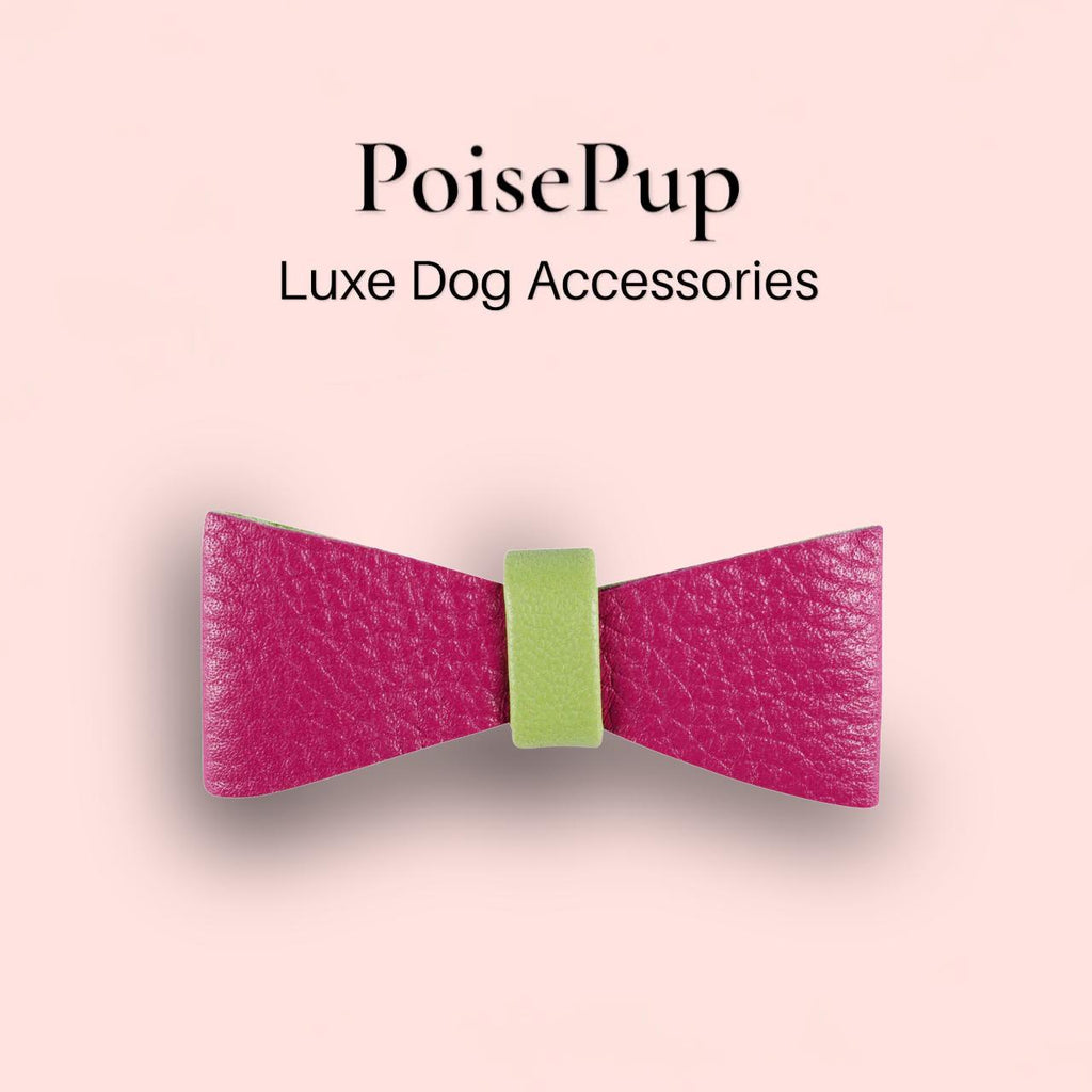  The Handcrafted Leather Bow Tie