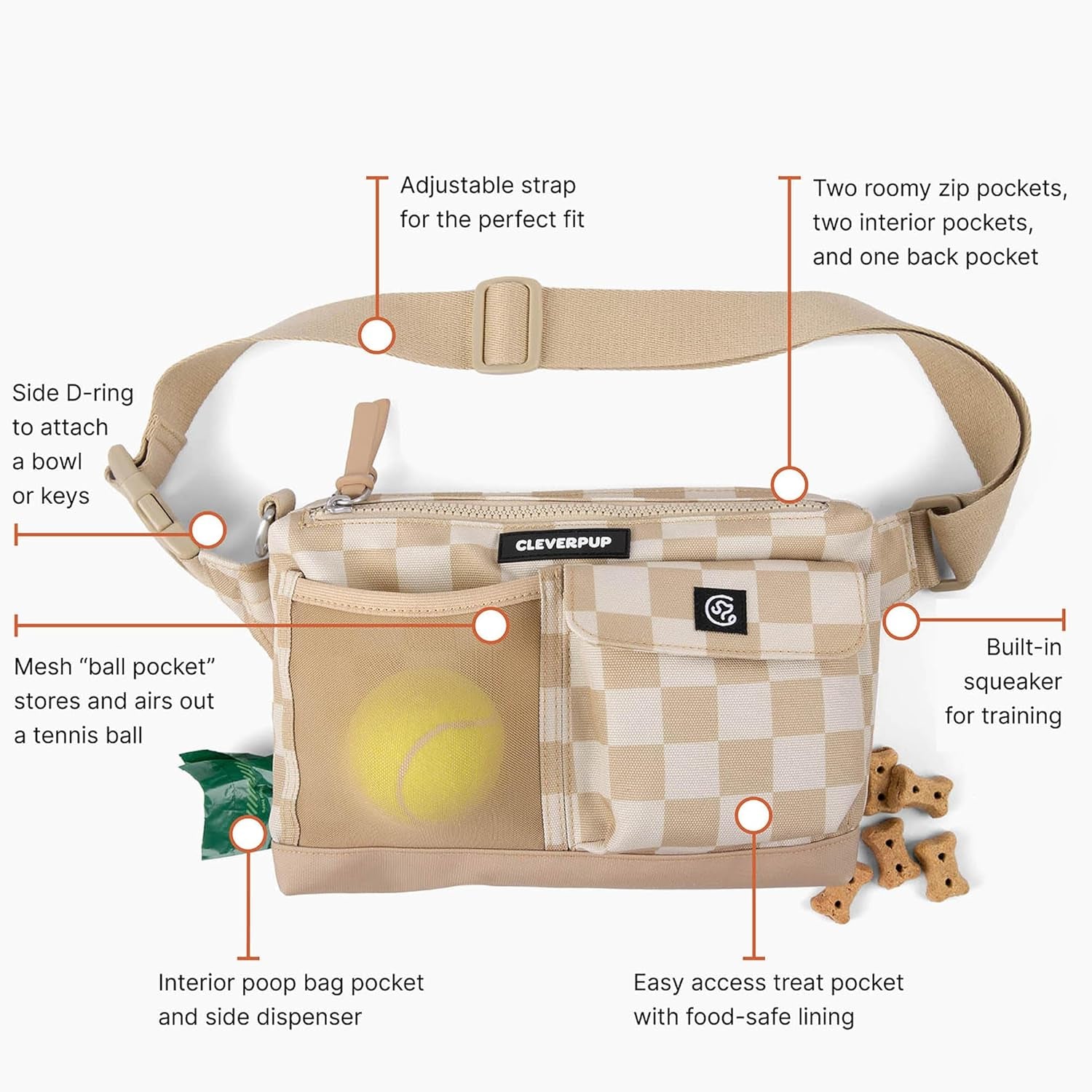 Hands-Free Dog Walking & Training Bag