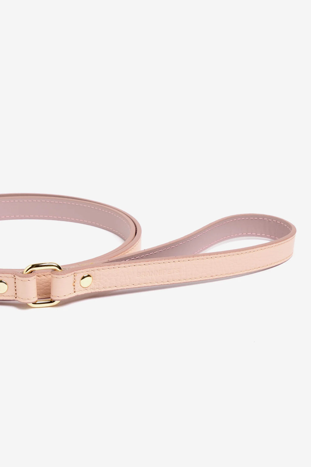 Peach Leather Juno Dog Lead