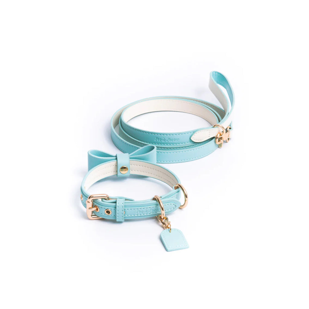 Sky Blue - Vegan Leather Collar