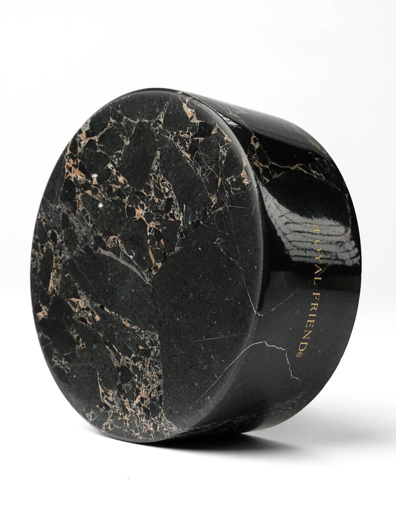 Portoro Gold Marble Pet Bowl: Luxury Dog Bowl