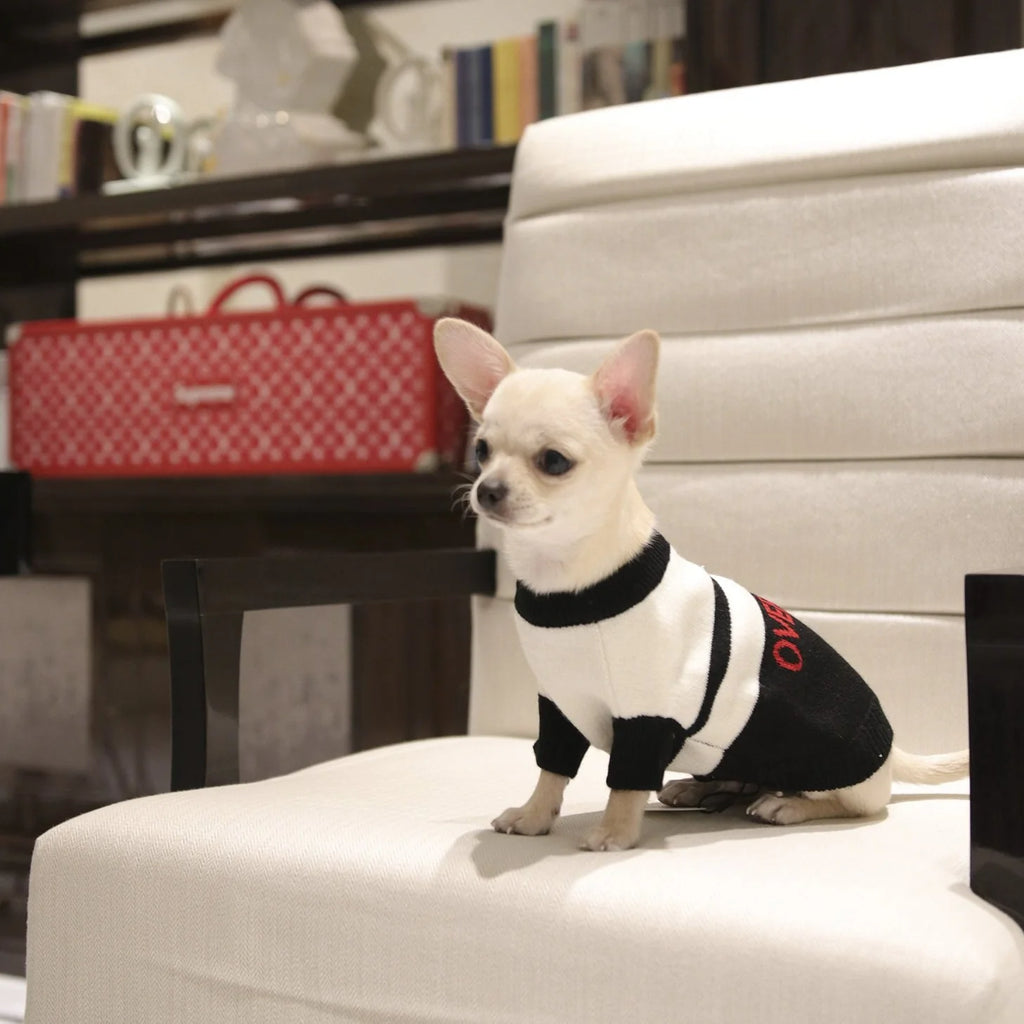 Logo Stripe Jumper (Black)