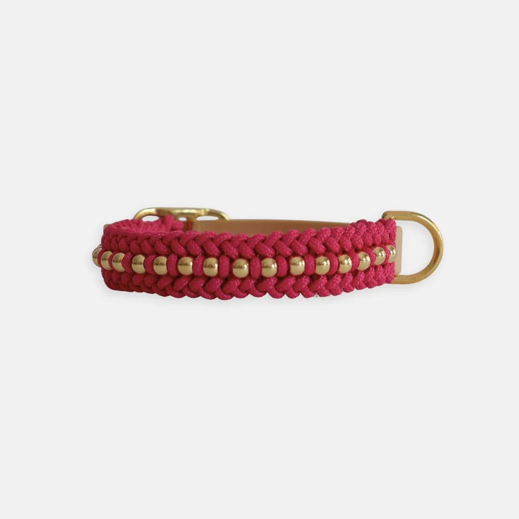 Valentina Collar & Leash Set – Rosé Pink