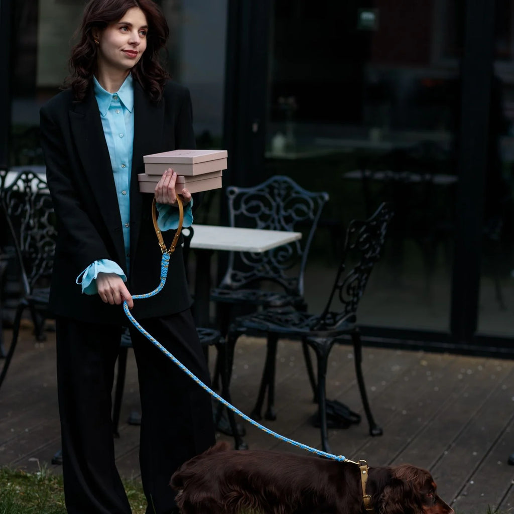 Valentina Sky Blue Leash