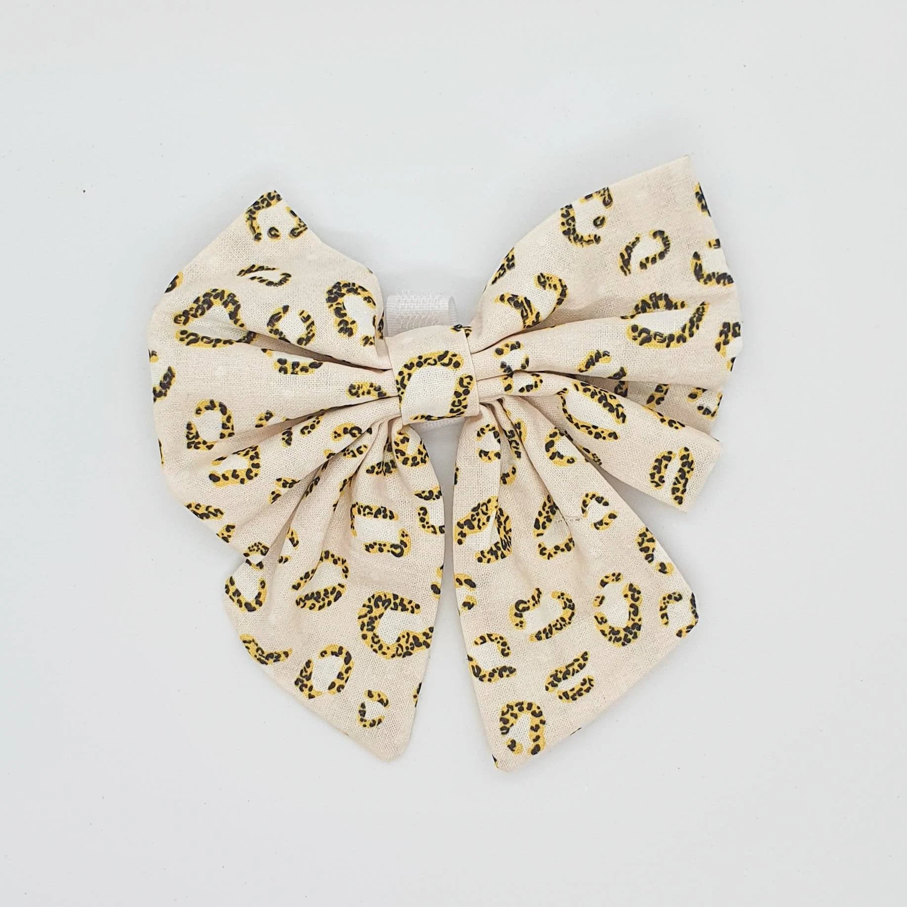 Nude Leopard Designer Dog Harness Set