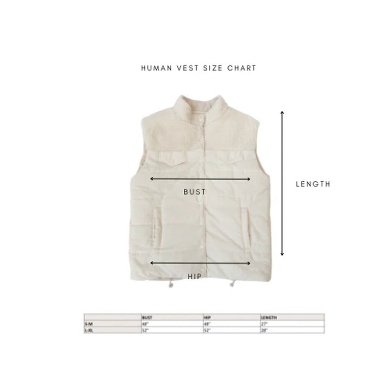 Comfort Teddy Women’S Vest - Creamy Cloud
