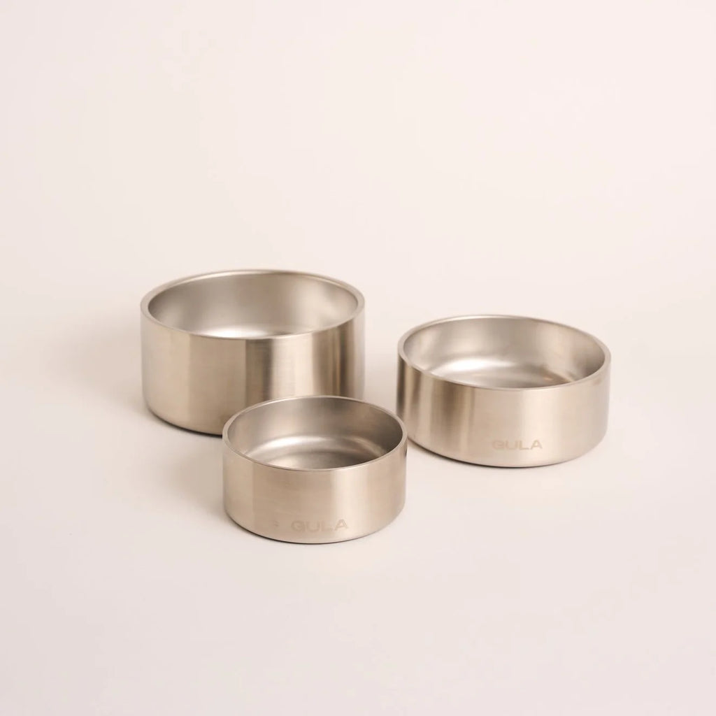 Dog Bowl - Silver Stainless Steel