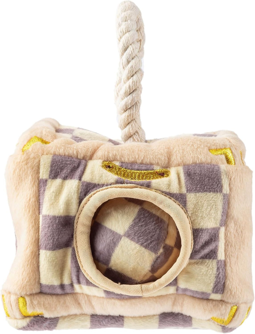 Chewy Vuiton Trunk - Brown Check