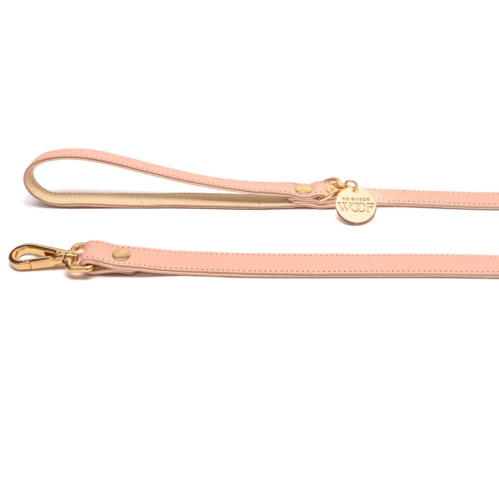 Blush Leather Leash