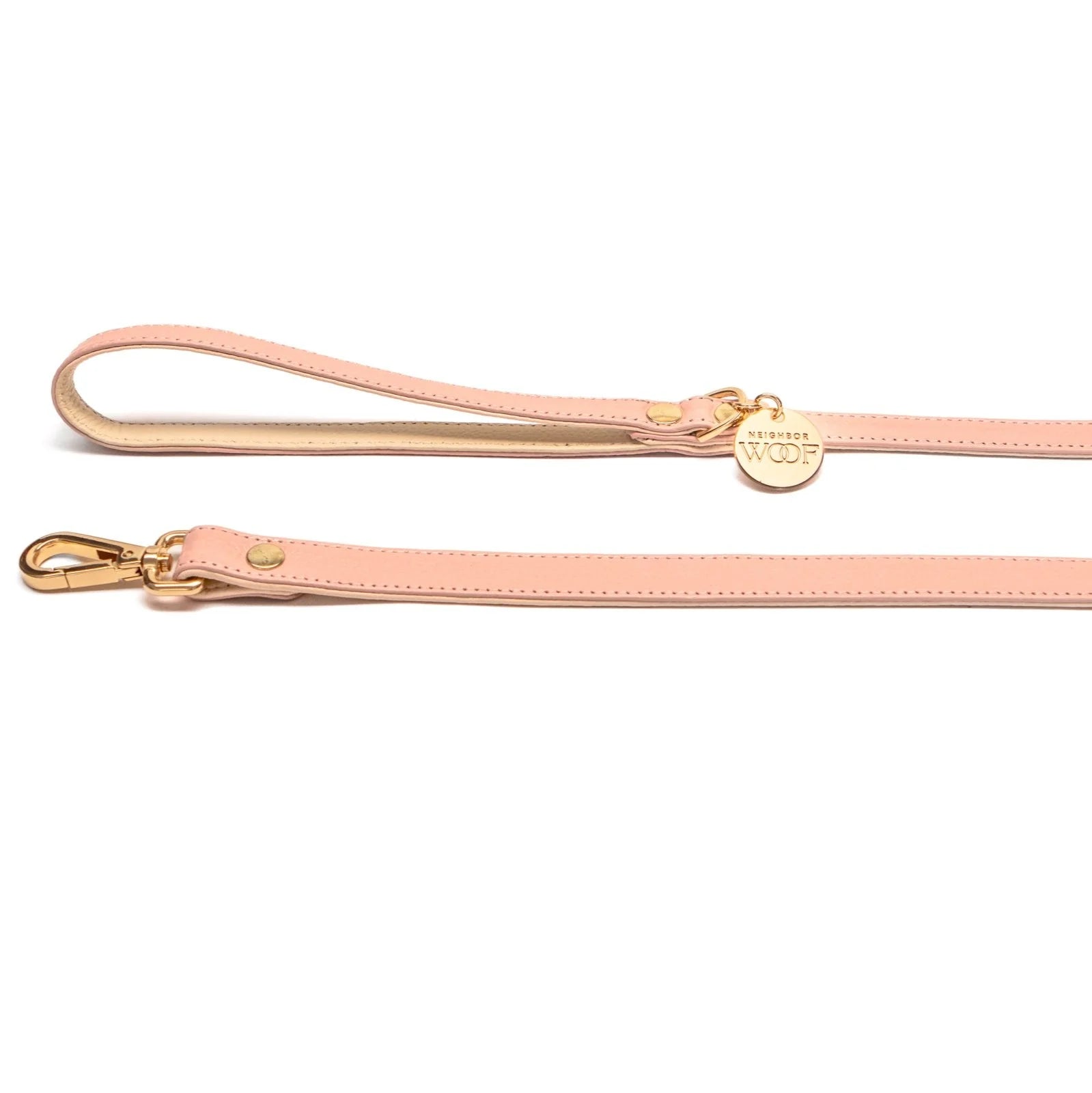 Blush Leather Leash