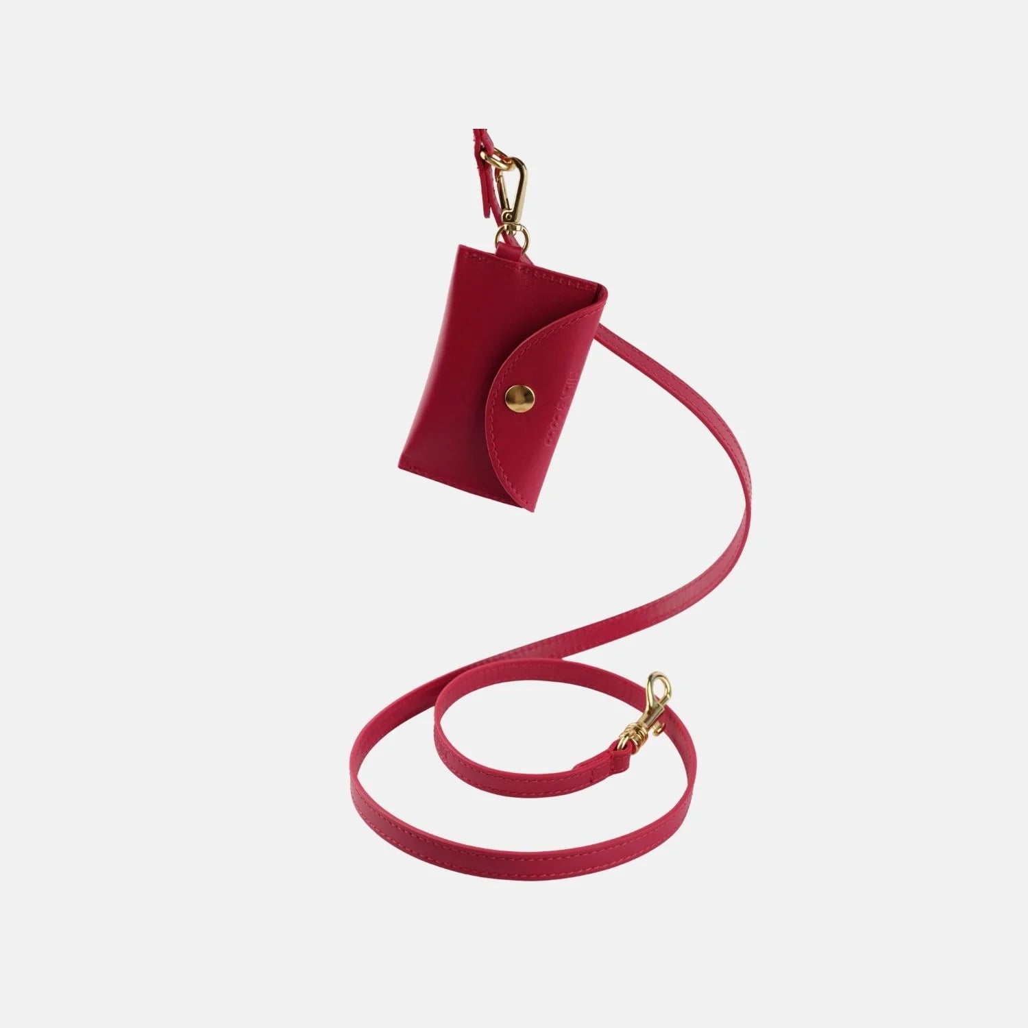 Burgundy Leather Leash