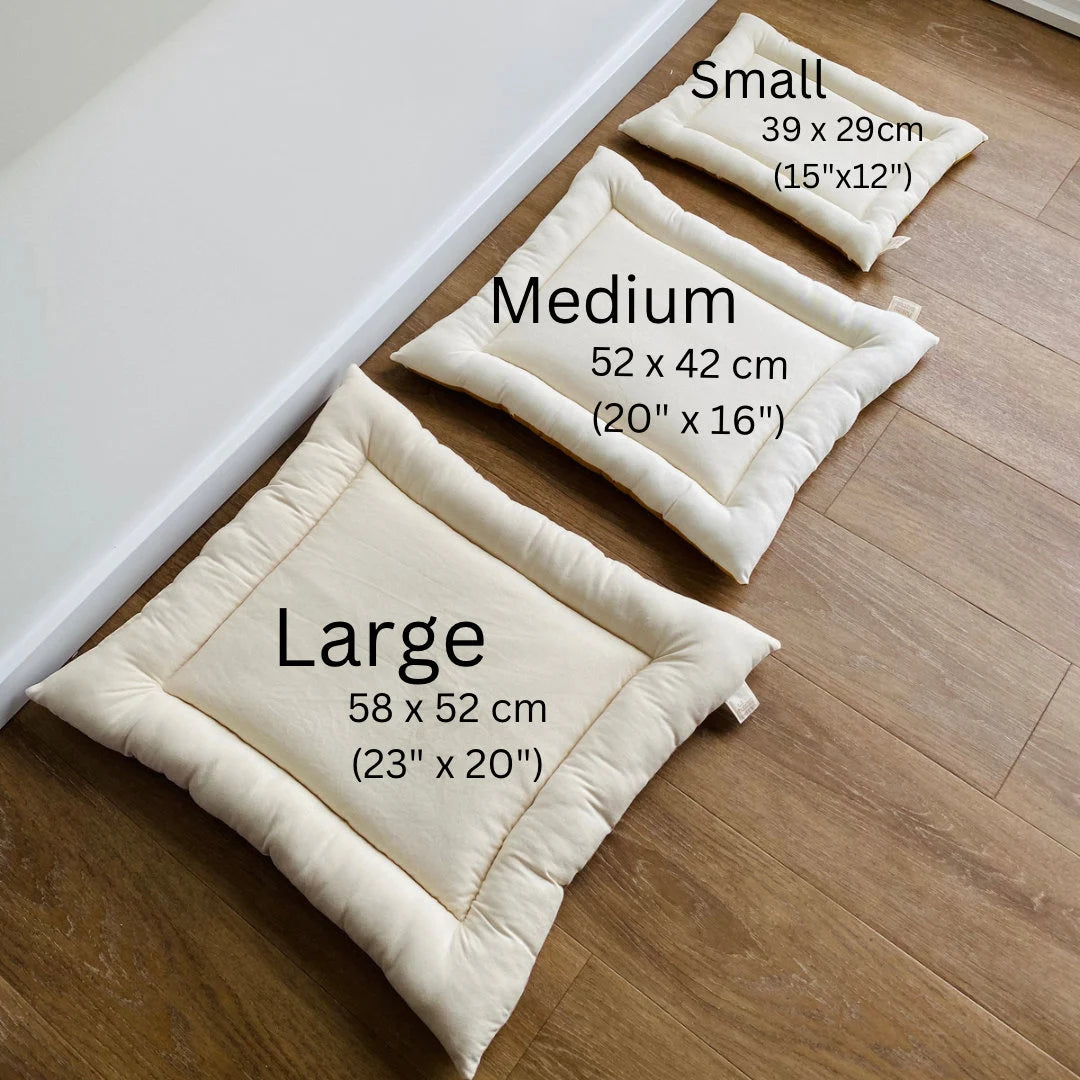 Padded Pet Bed - Tropical Palm