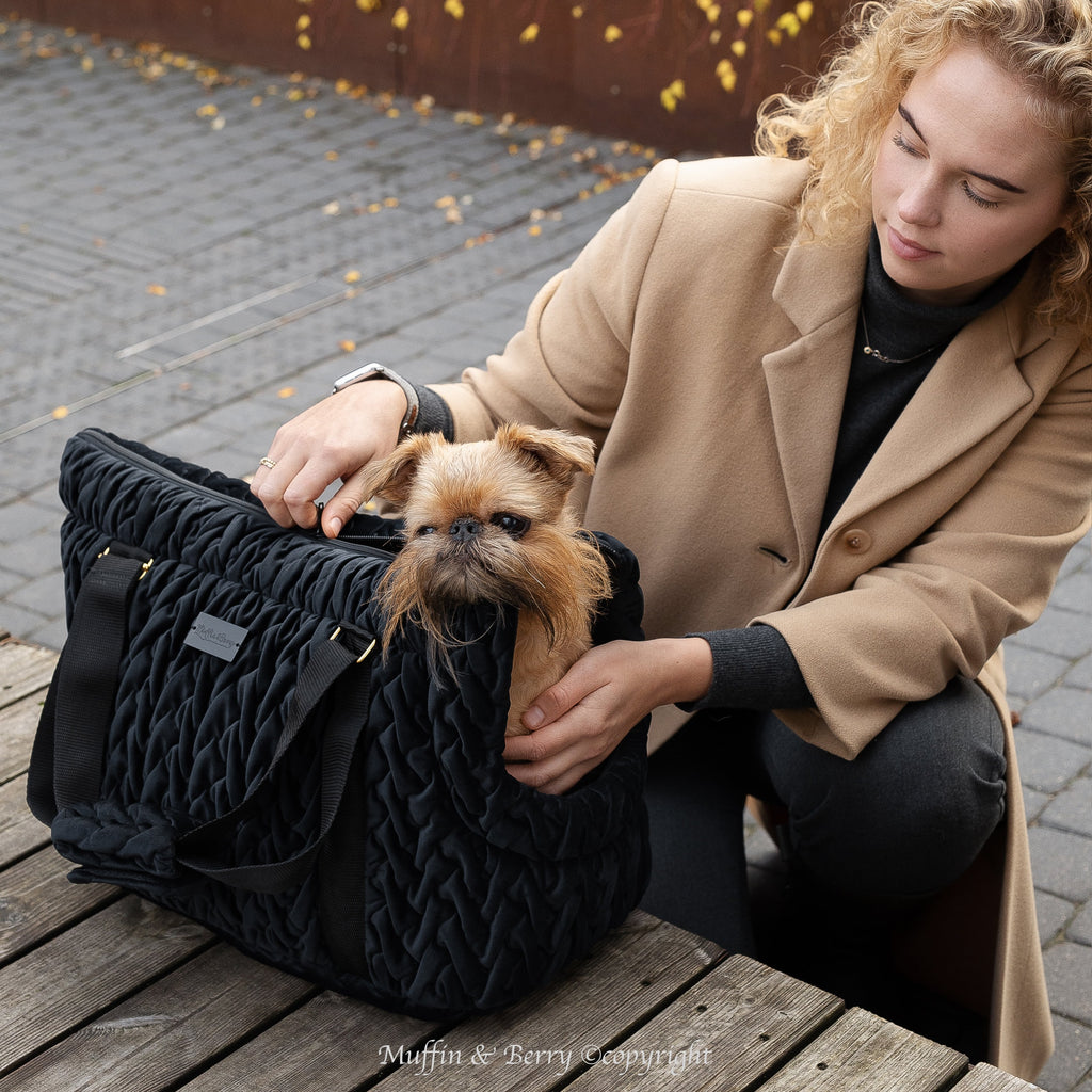 Velour Luxury Pet Carrier