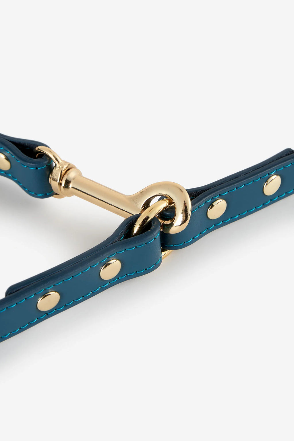 Navy Blue Leather Nara Dog Lead