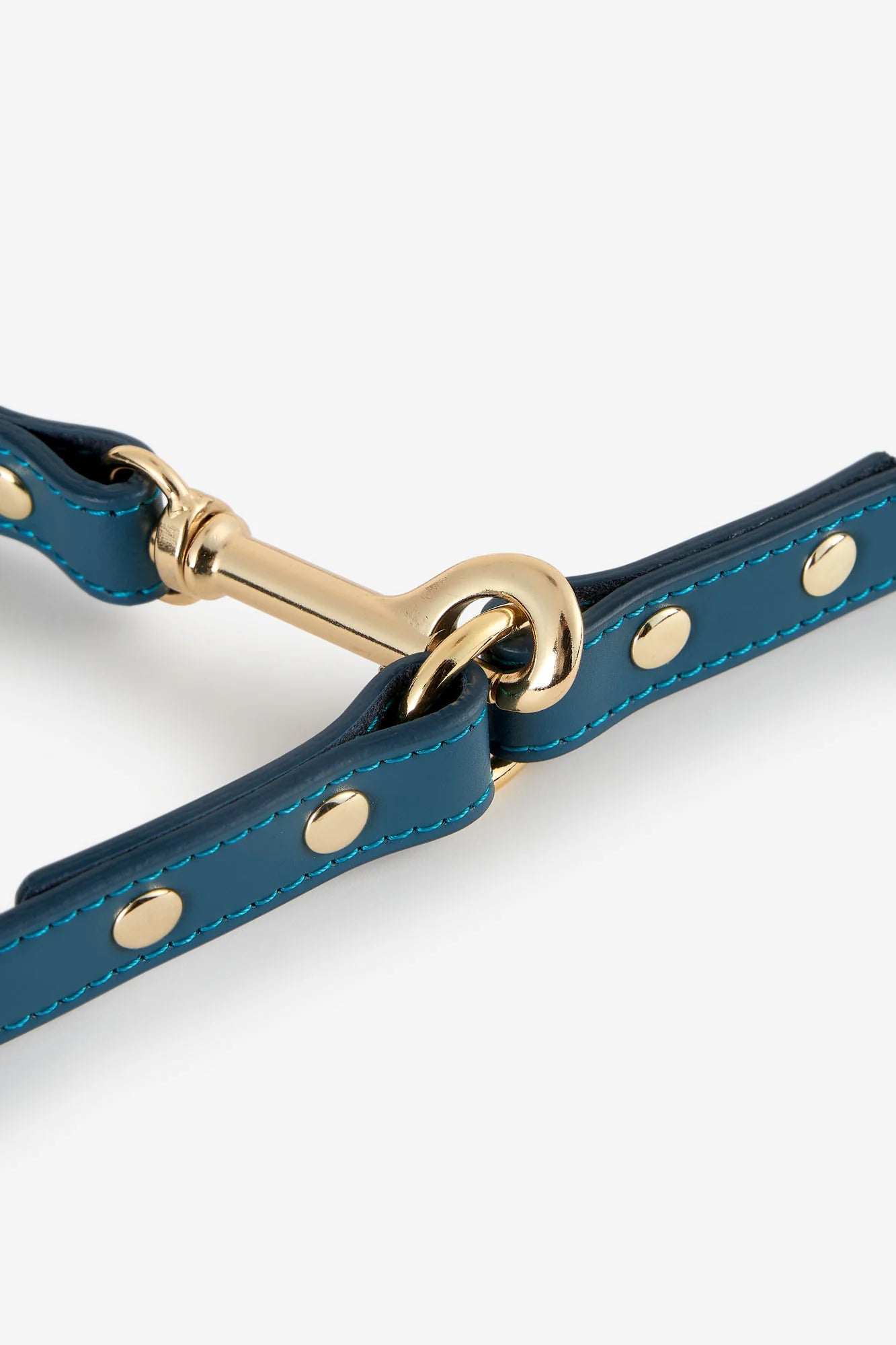 Navy Blue Leather Nara Dog Lead