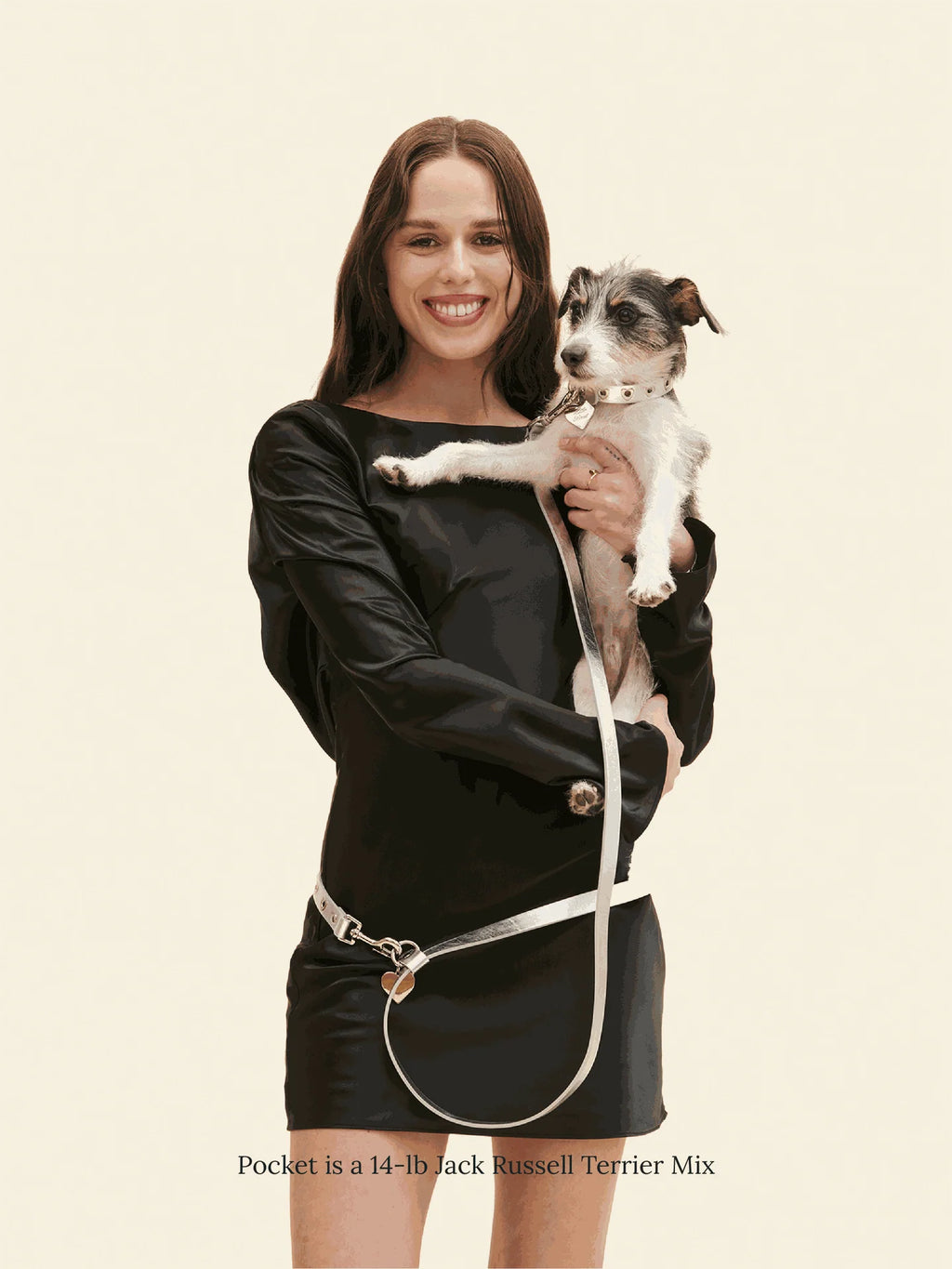 You Mean the World to Me Leash - Silver