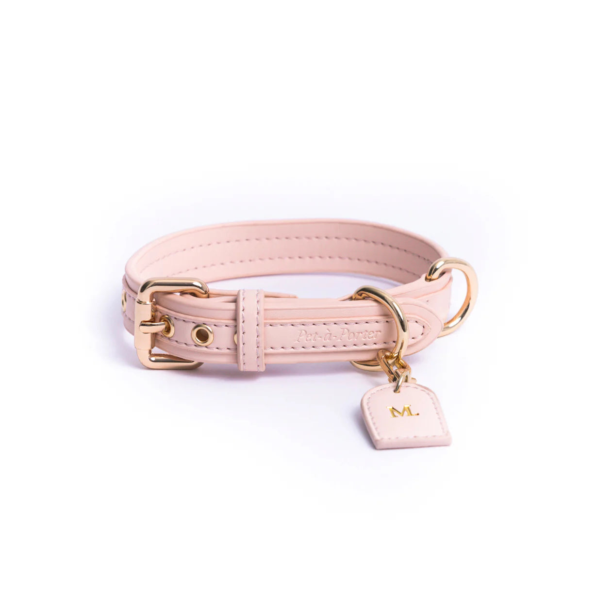 Rose Quartz - Vegan Leather Collar
