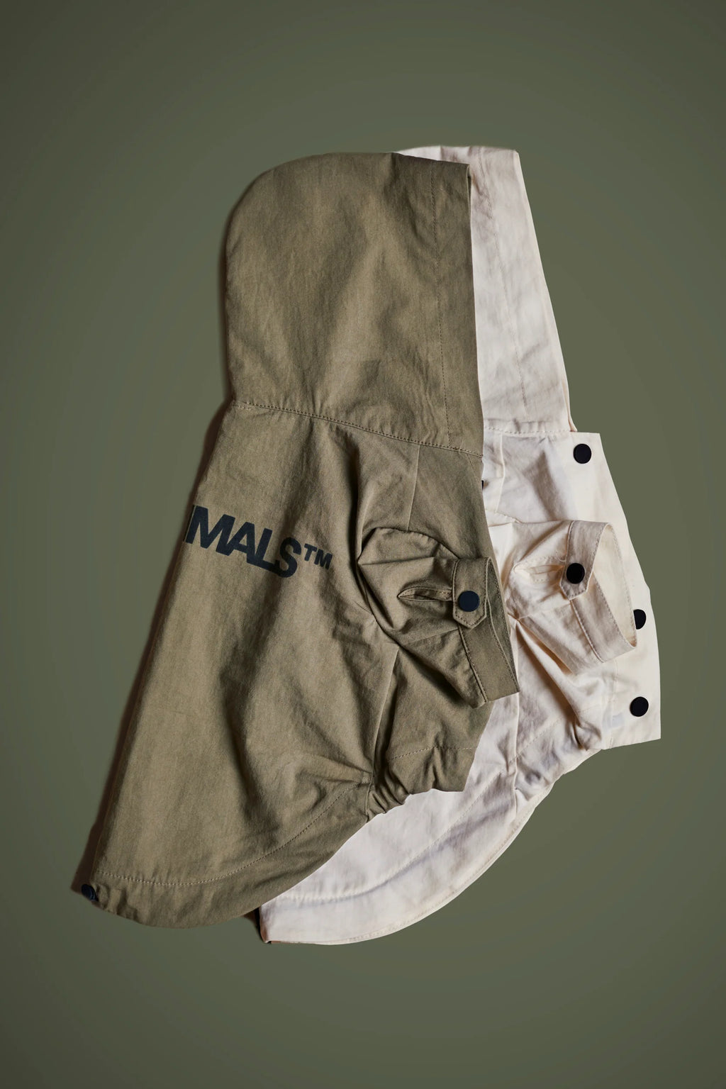 Logo Light Dog Coat - OYSTER