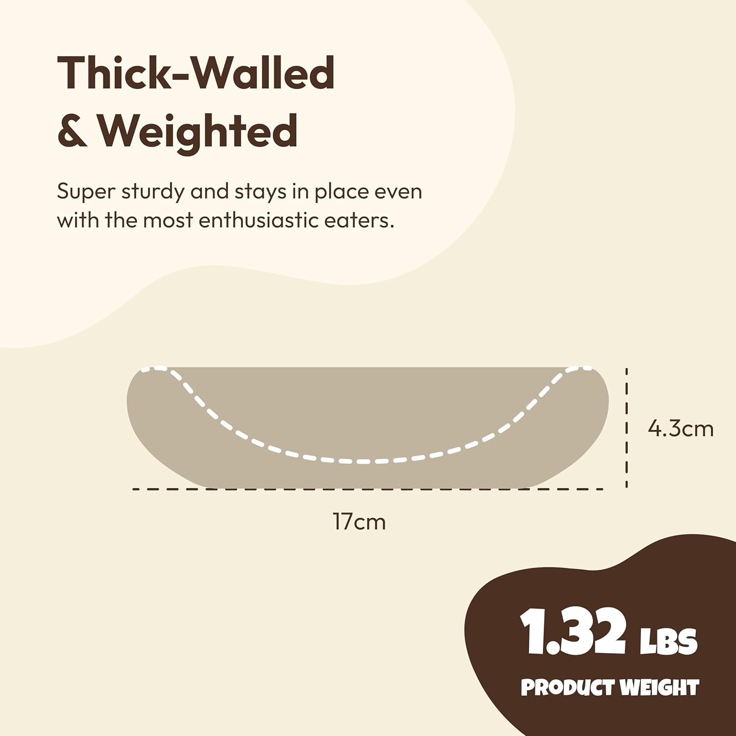 The Pebble Pet Bowl - Flat Yellow