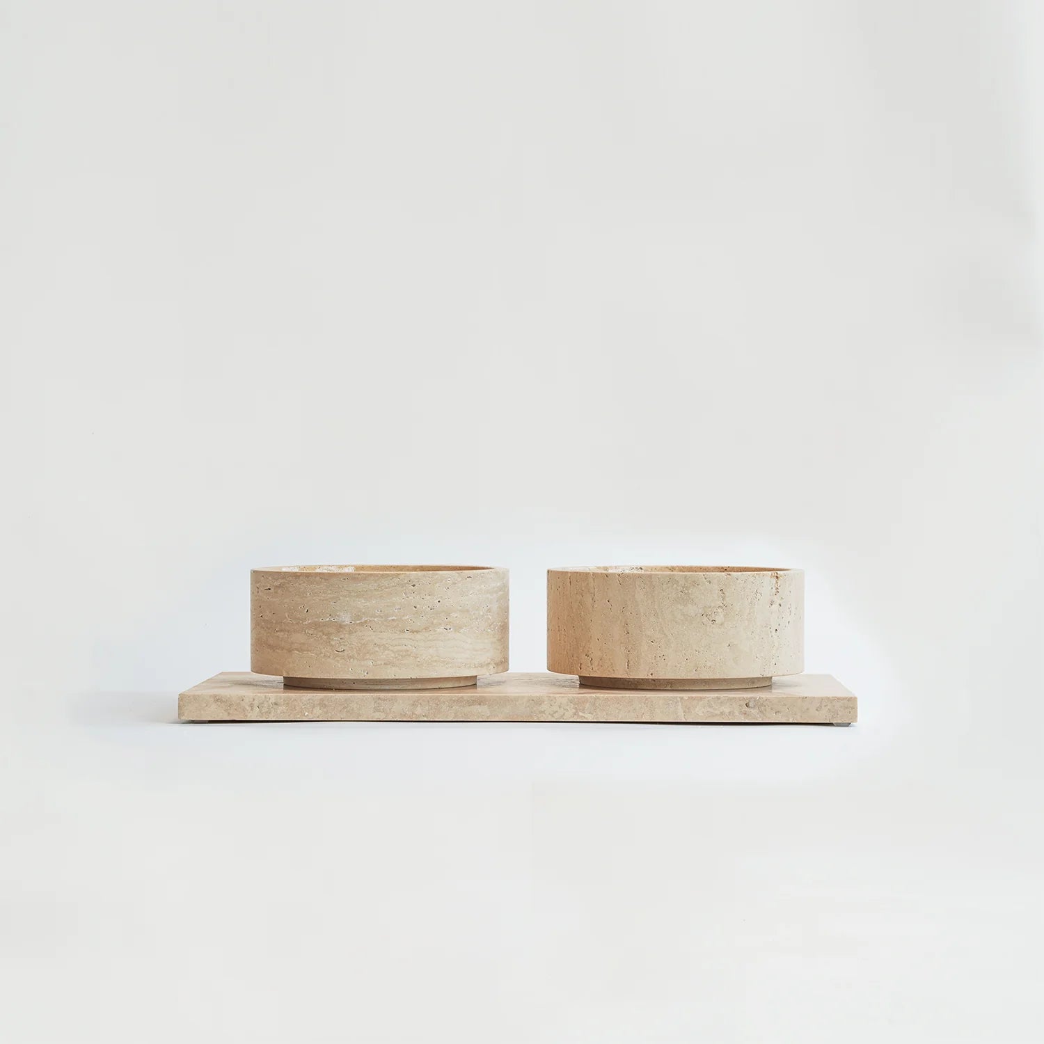 The Travertine Pet Bowl