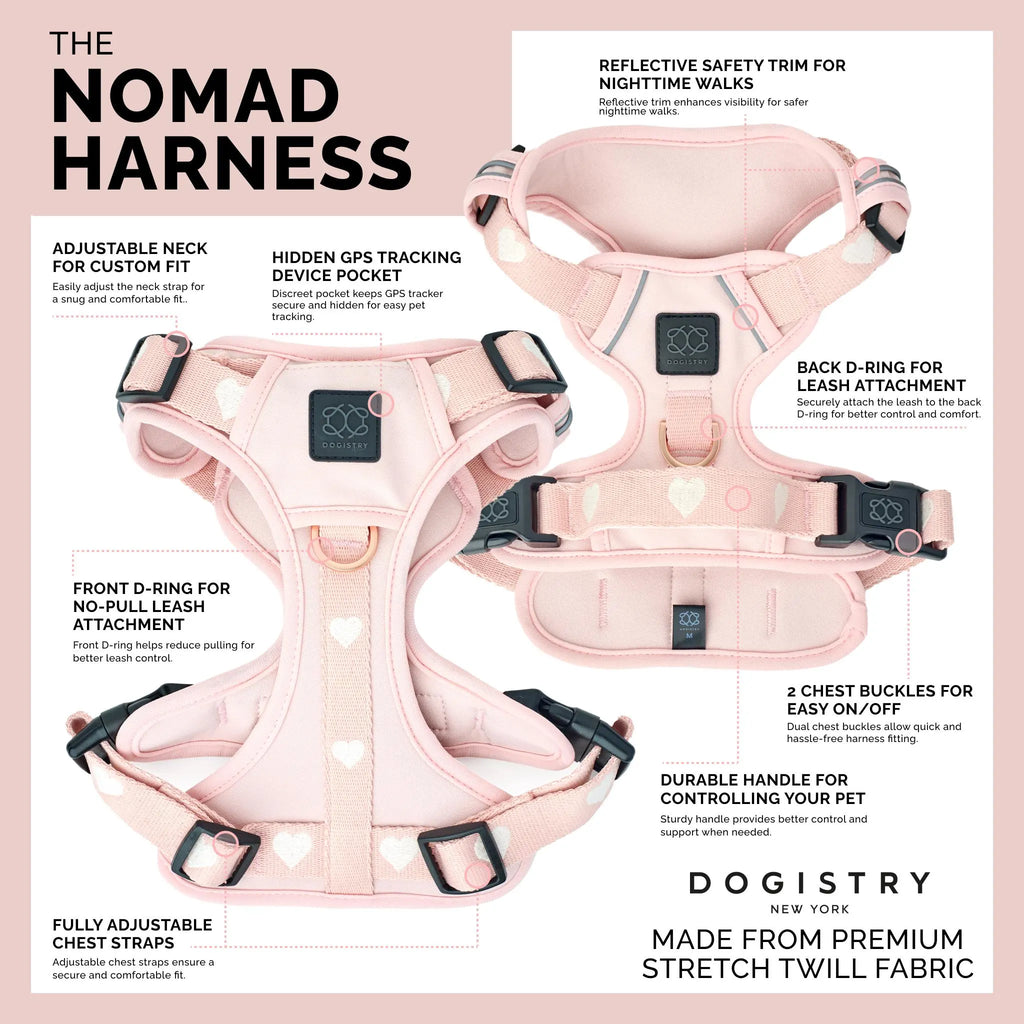 Nomad Adjustable Dog Walking Set - Sweetheart