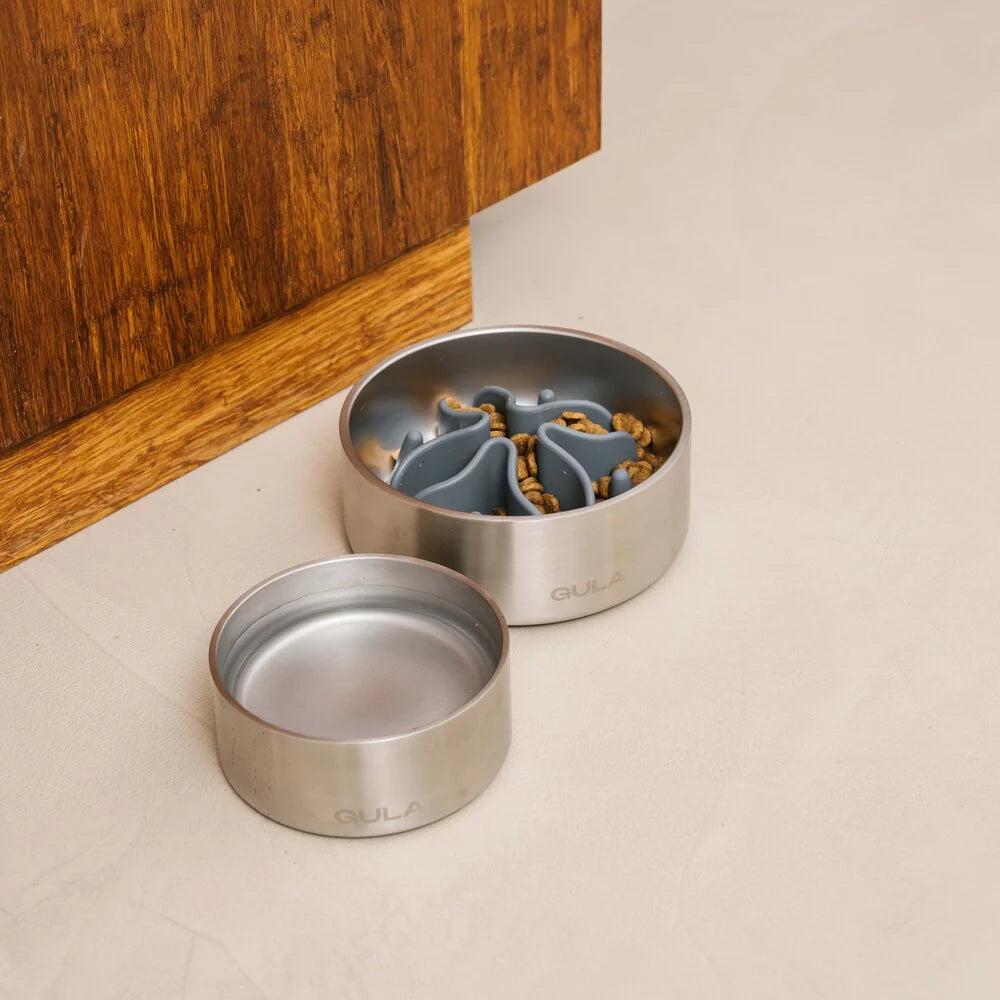 Dog Bowl - Silver Stainless Steel