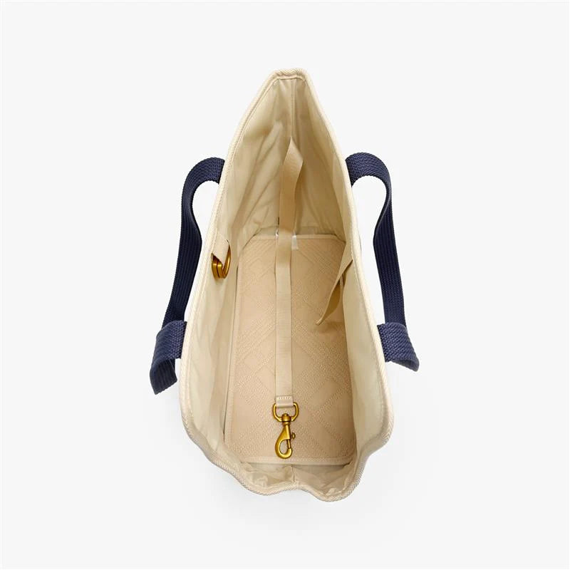 Dog Polo Bear Cotton Canvas Tote