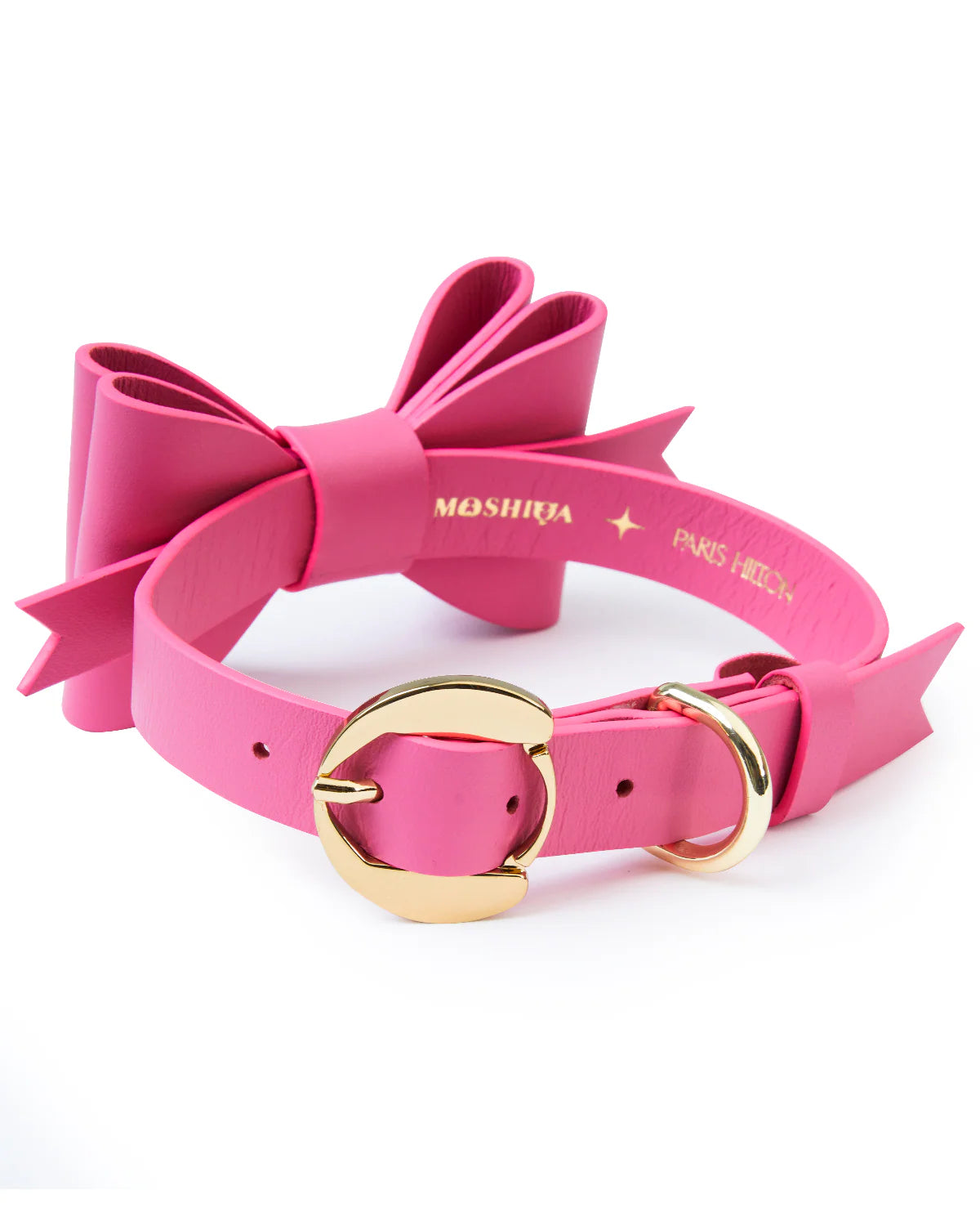Metapink Bow Dog Collar