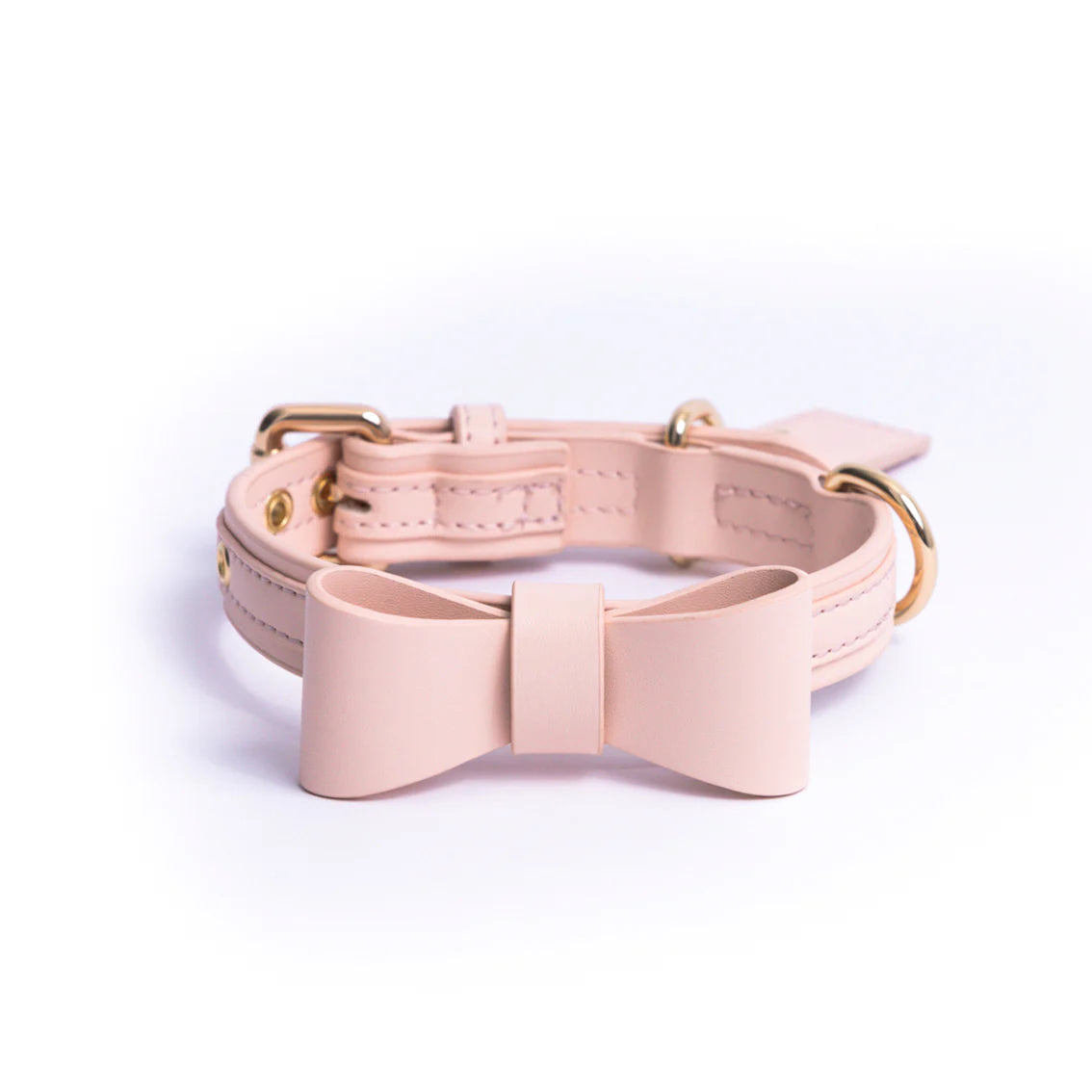 Rose Quartz - Vegan Leather Bowtie