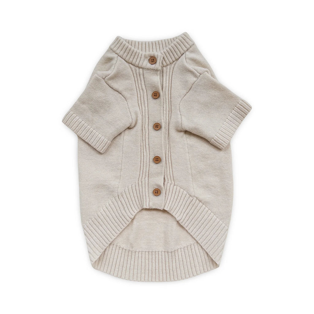 Cora Knit Cardigan Set - Soft Oat