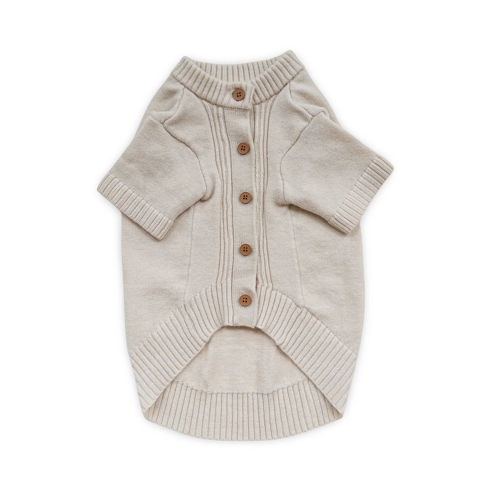 Cora Knit Cardigan Set - Soft Oat