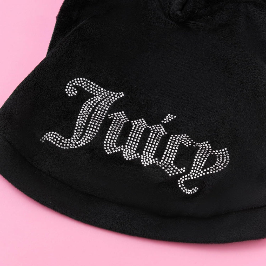Juicy Couture - Hooded Pet Juicy Bling Velour Tracksuit