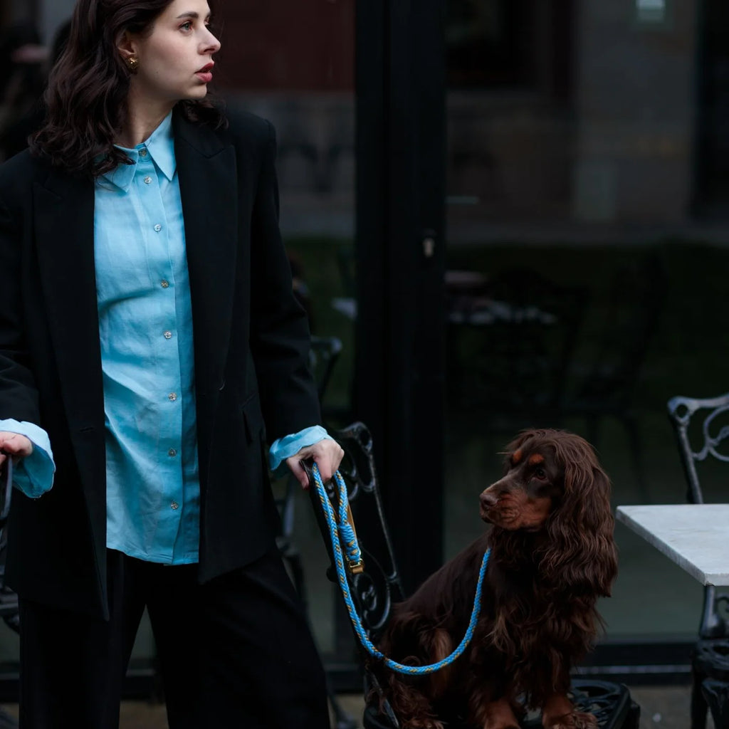 Valentina Sky Blue Leash