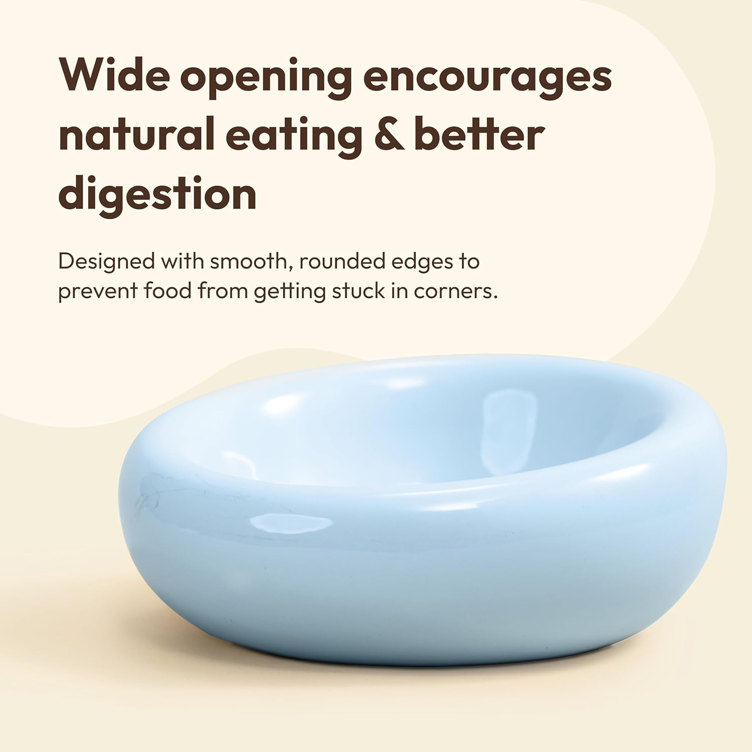 The Pebble Pet Bowl - Deep Blue