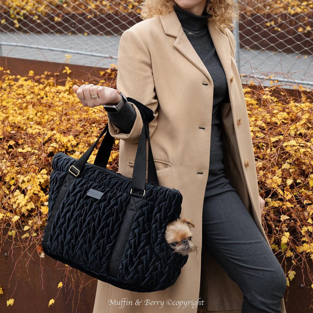 Velour Luxury Pet Carrier