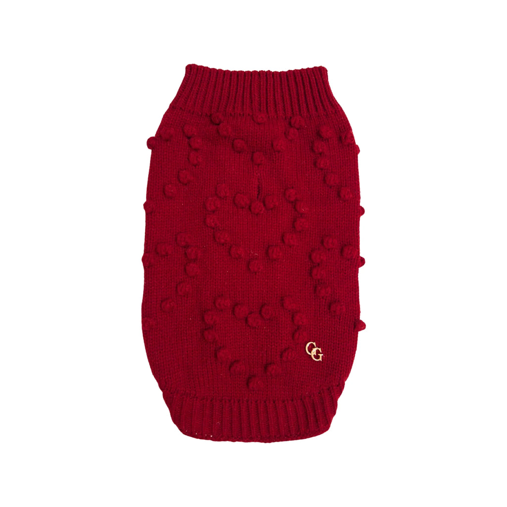 Heartknit Sweater - Red Velvet