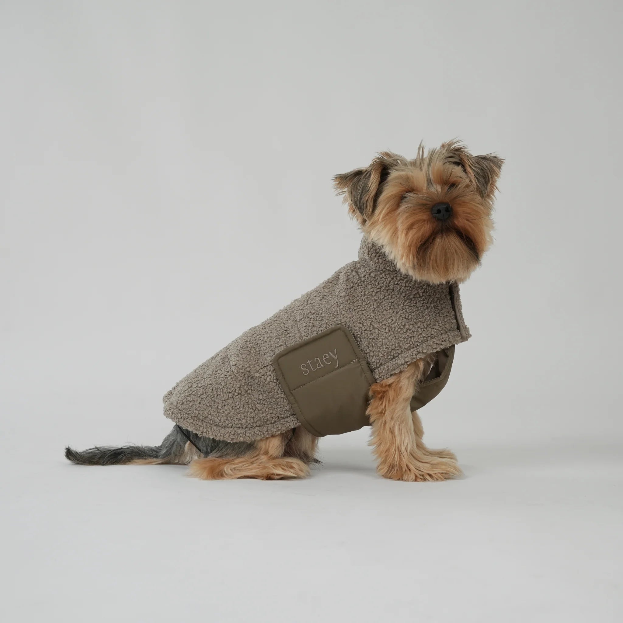 Teddy Dog Coat | Taupe