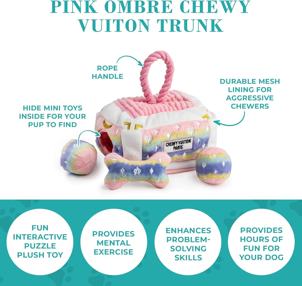 Chewy Vuiton Trunk - Pink Ombre 