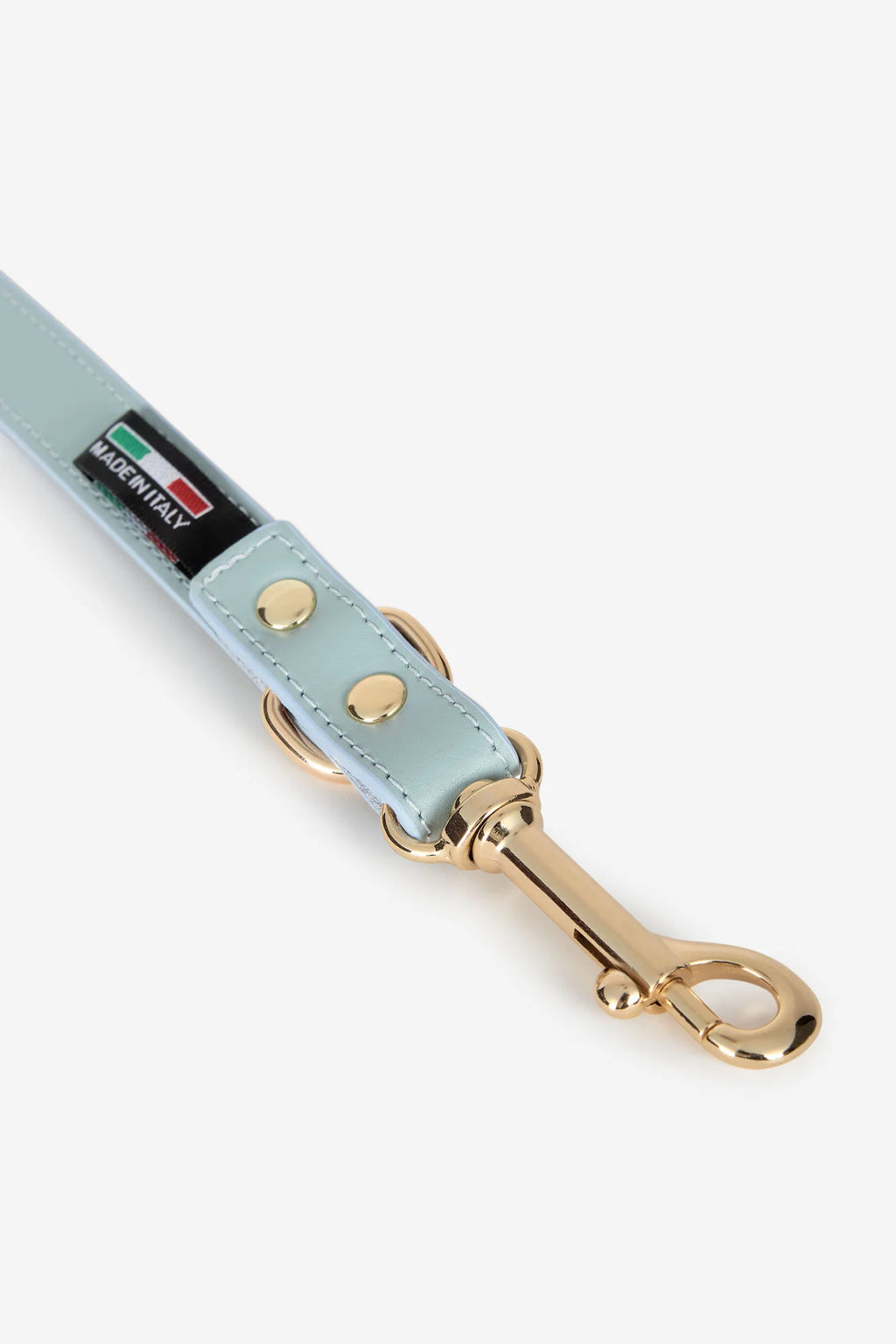 Sky Blue Leather Nara Dog Lead