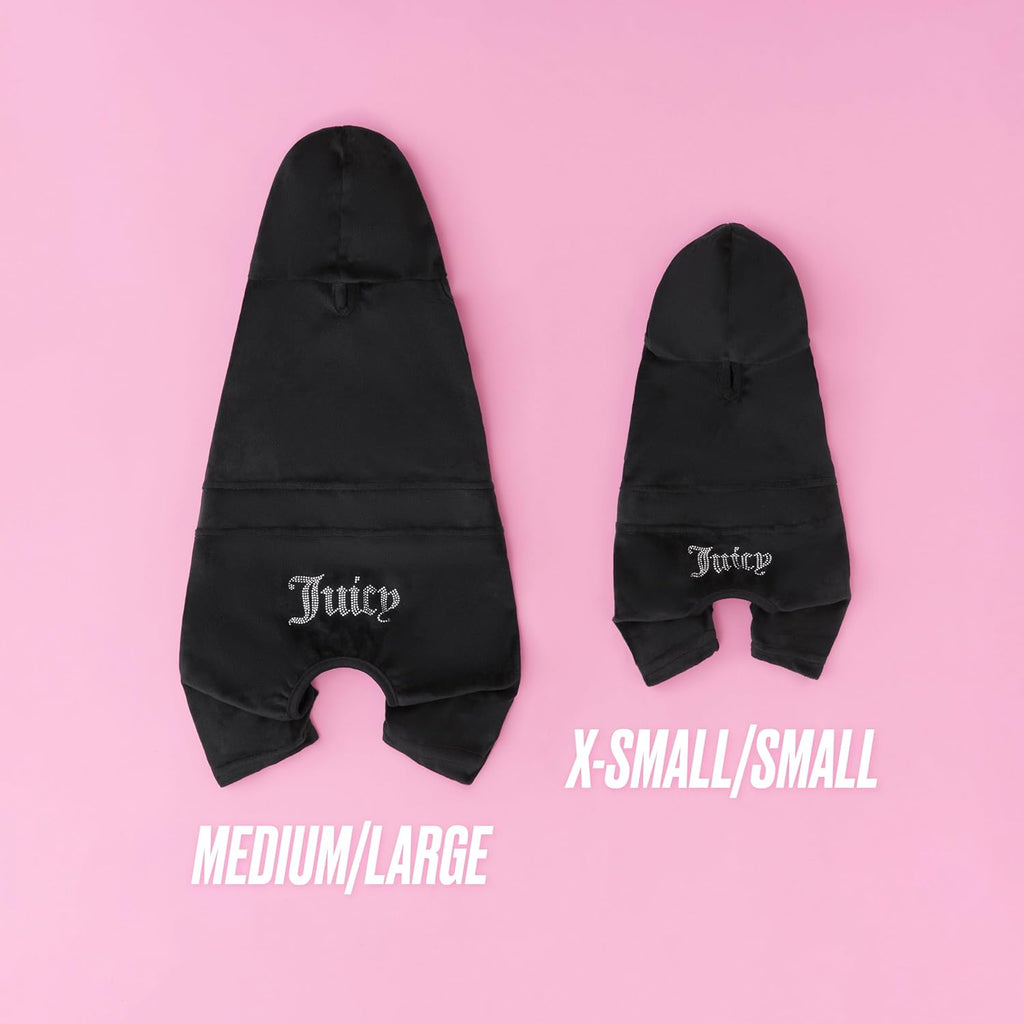 Juicy Couture – Hooded Pet Juicy Bling Velour Tracksuit 