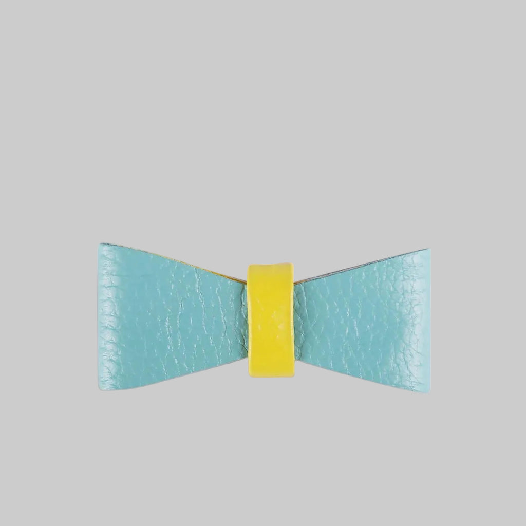 The Handcrafted Leather Bow Tie