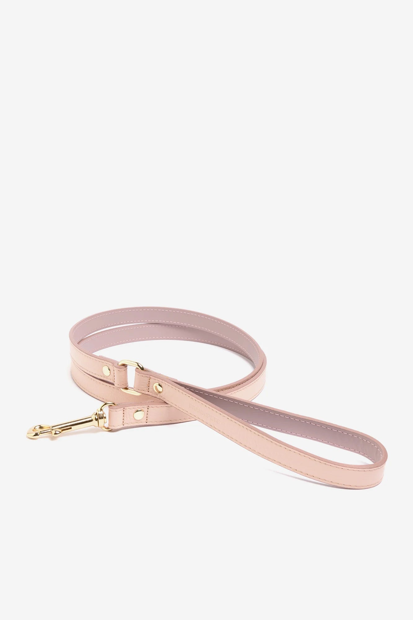 Peach Leather Juno Dog Lead