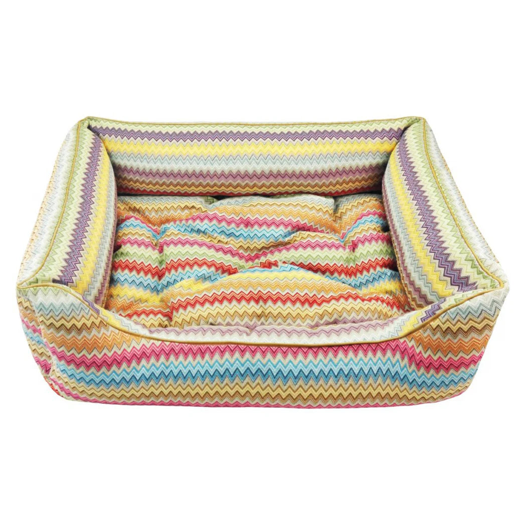 Zig Zag No. 2 Multicolor Dog Bed