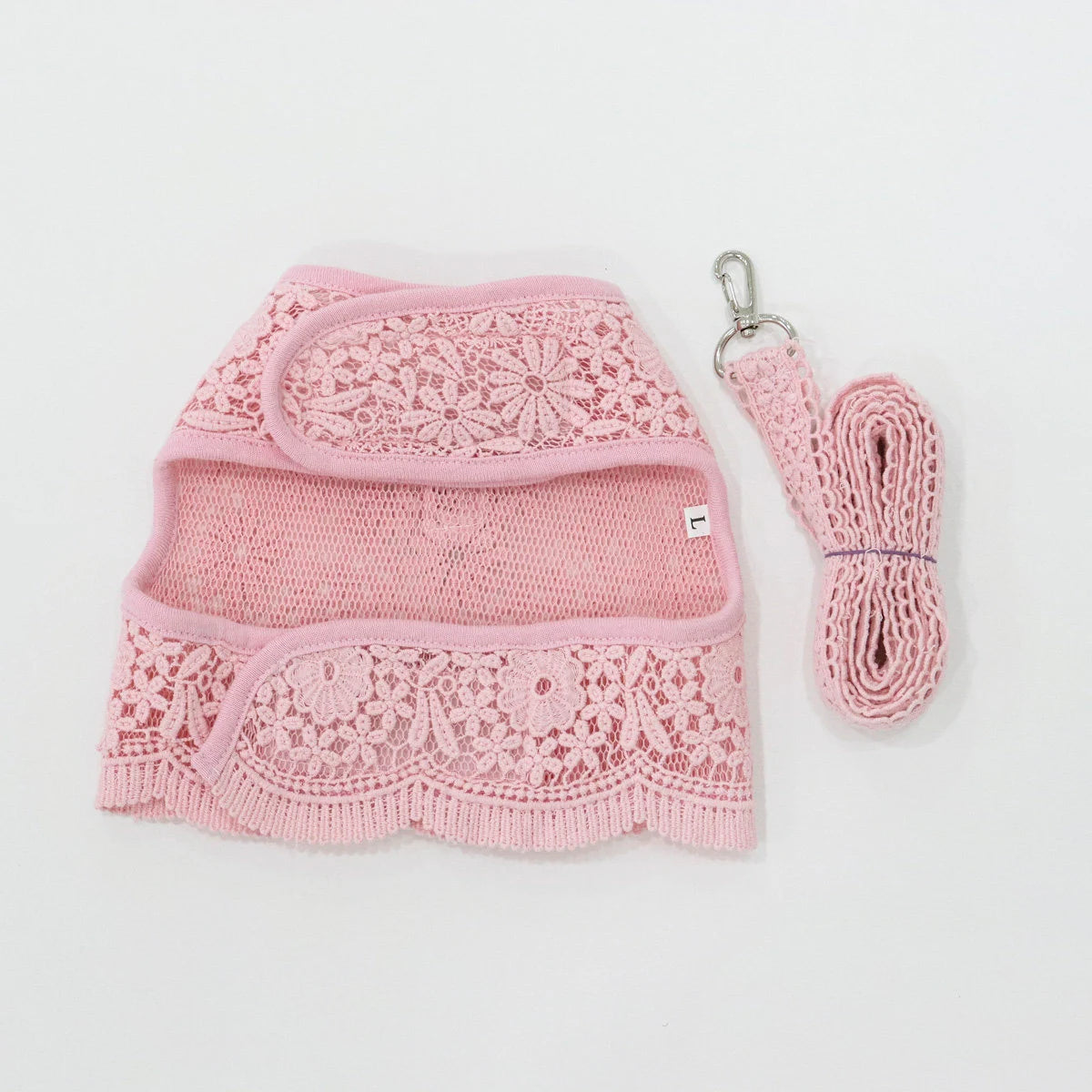 Lace Harness Dress & Leash Set