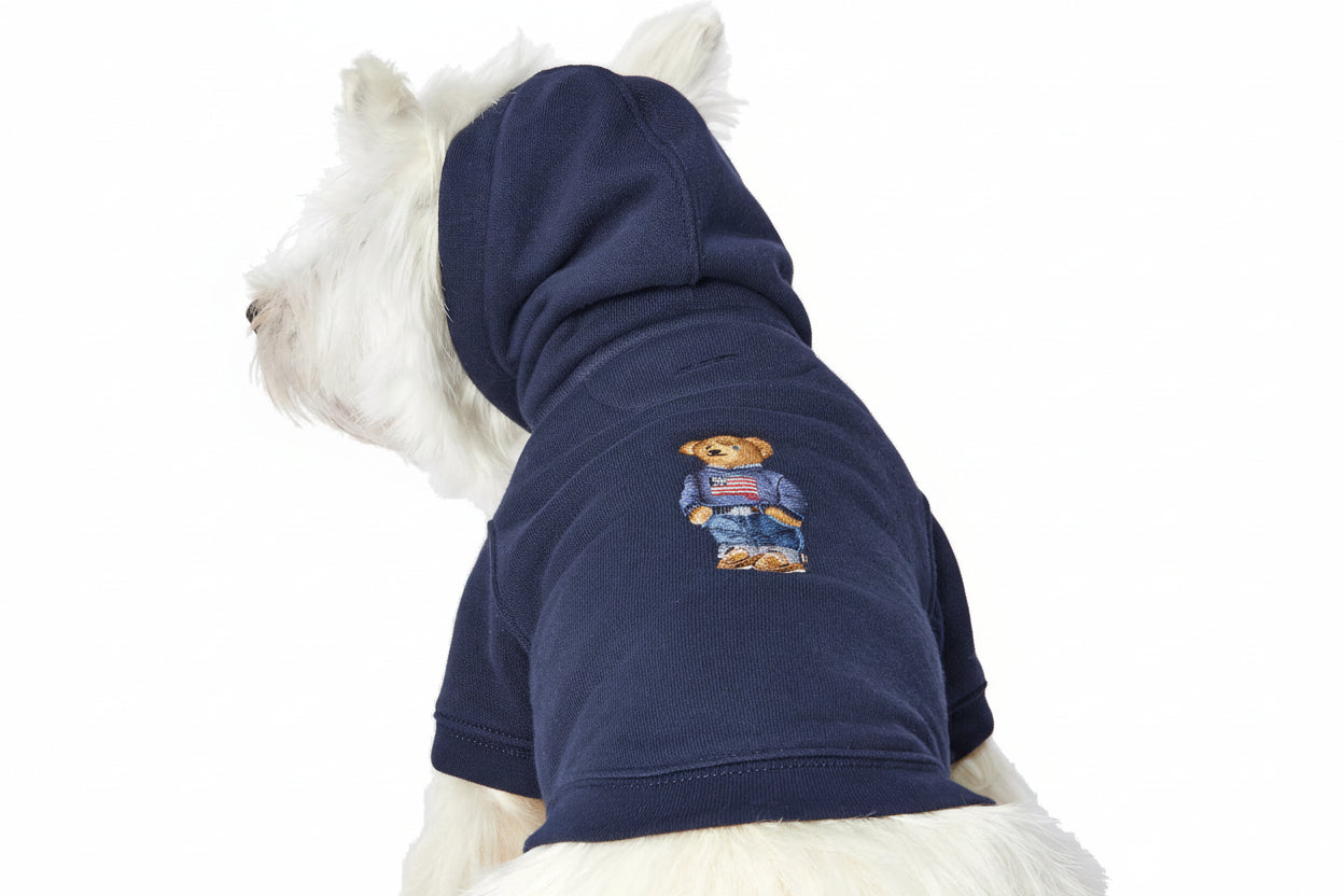 Polo Ralph Lauren Bear-Fleece Dog Hoodie
