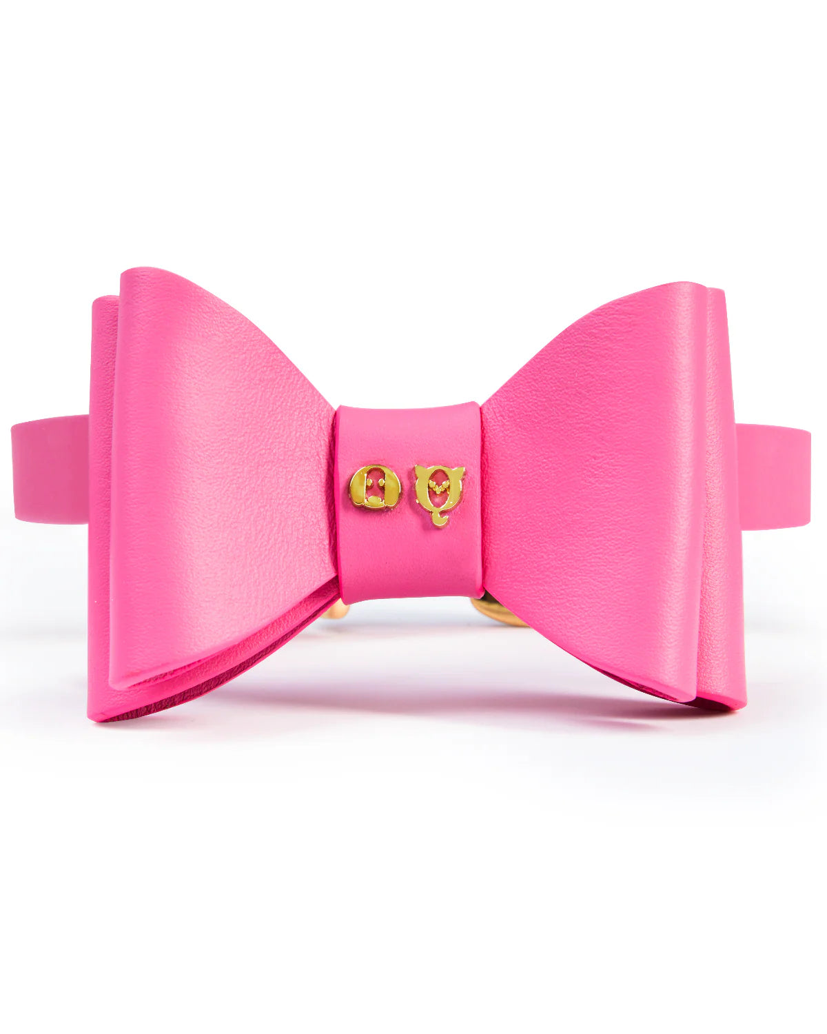 Metapink Bow Dog Collar