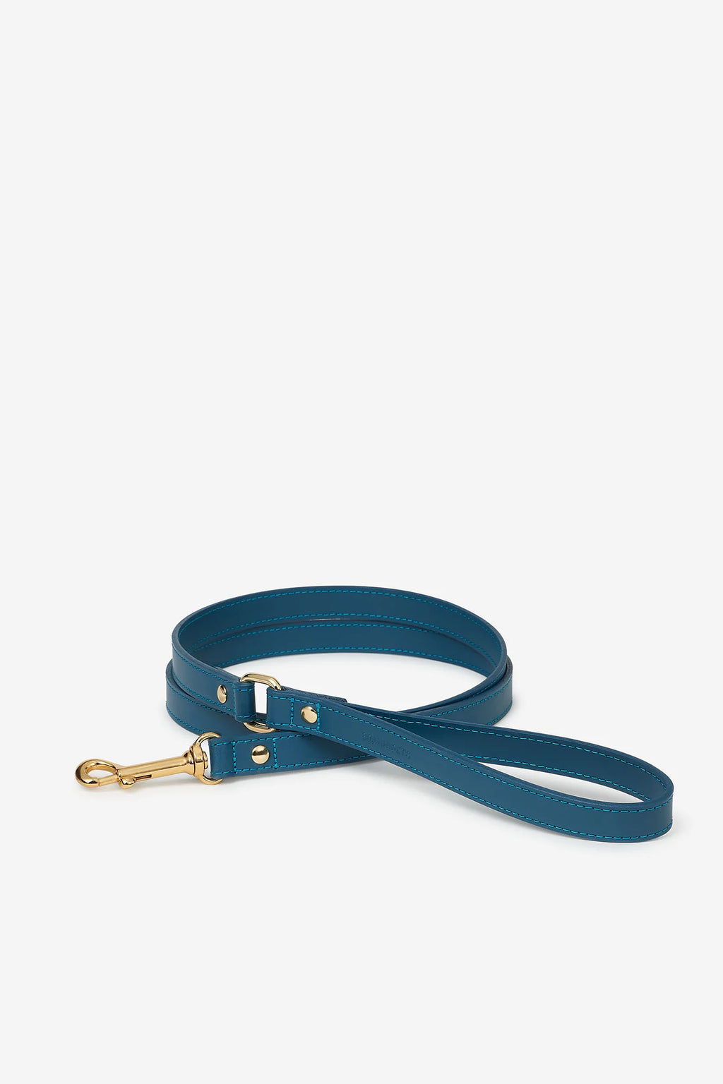 Navy Blue Leather Nara Dog Lead