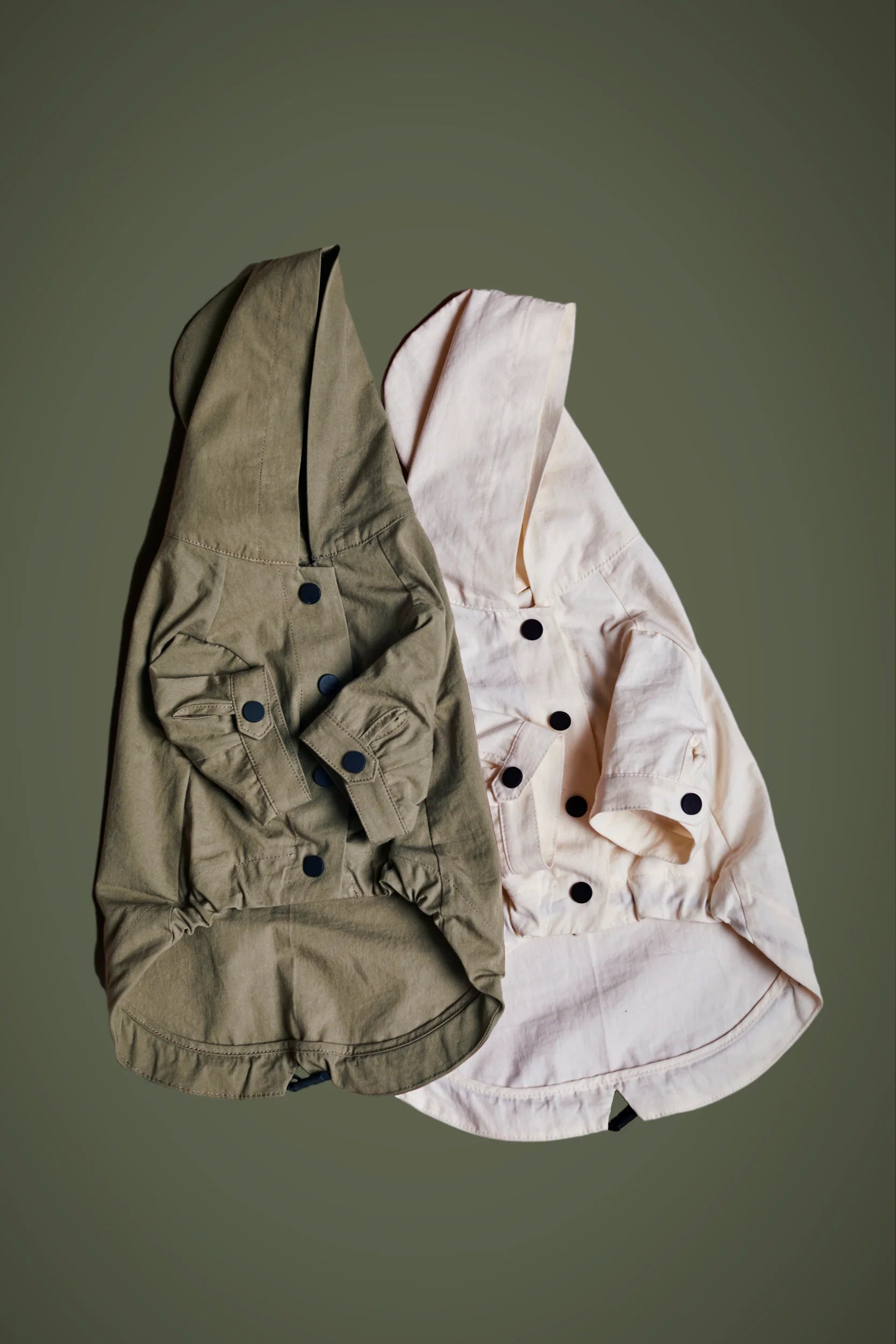 Logo Light Dog Coat - OYSTER