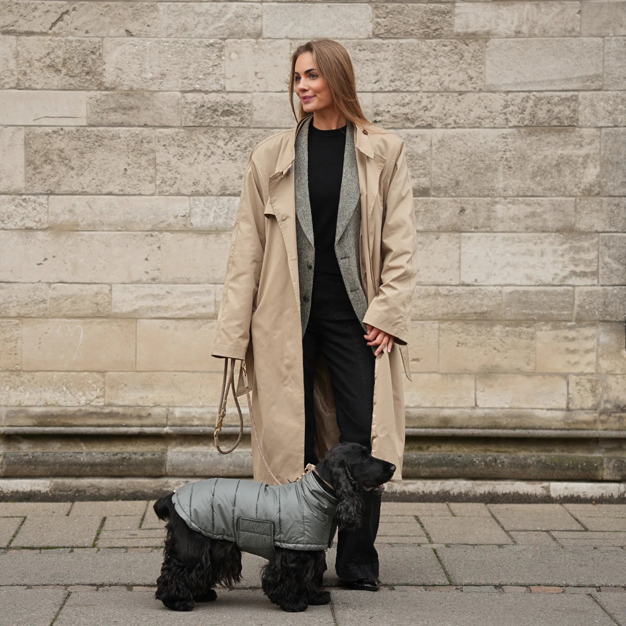 Nora Dog Coat | Moss Green