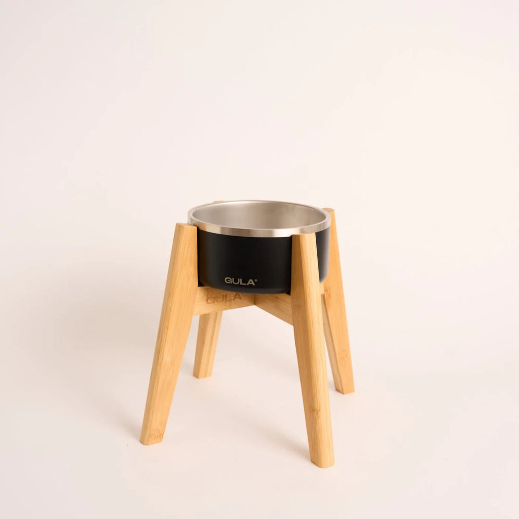 Dog Bowl - Black Stainless Steel